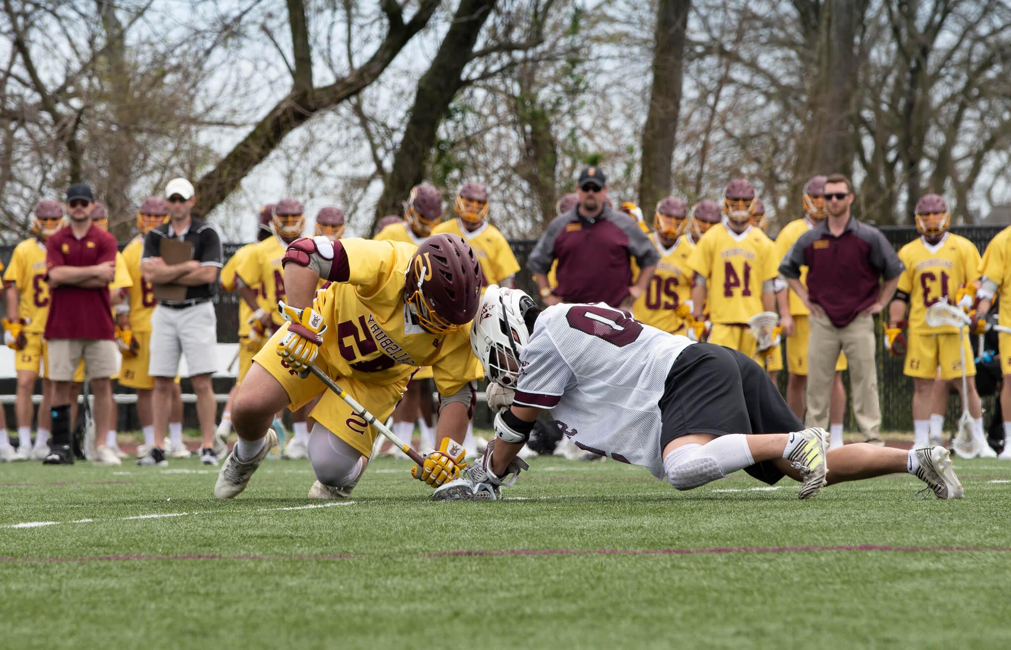 Washington College men's lacrosse faces off agaisnt rival, Salisbury in the 2019 War on the Shore match-up
